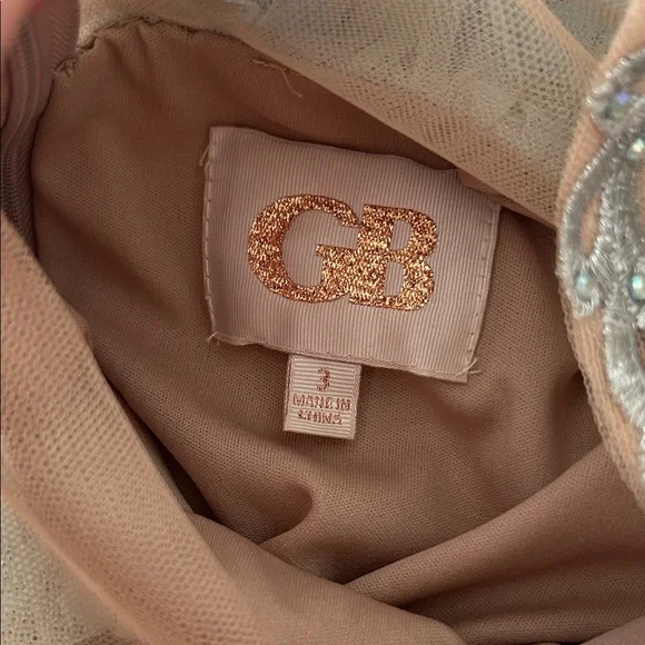 Gianni Bini Silver and nude Embellished Prom Dress - Picture 3 of 4